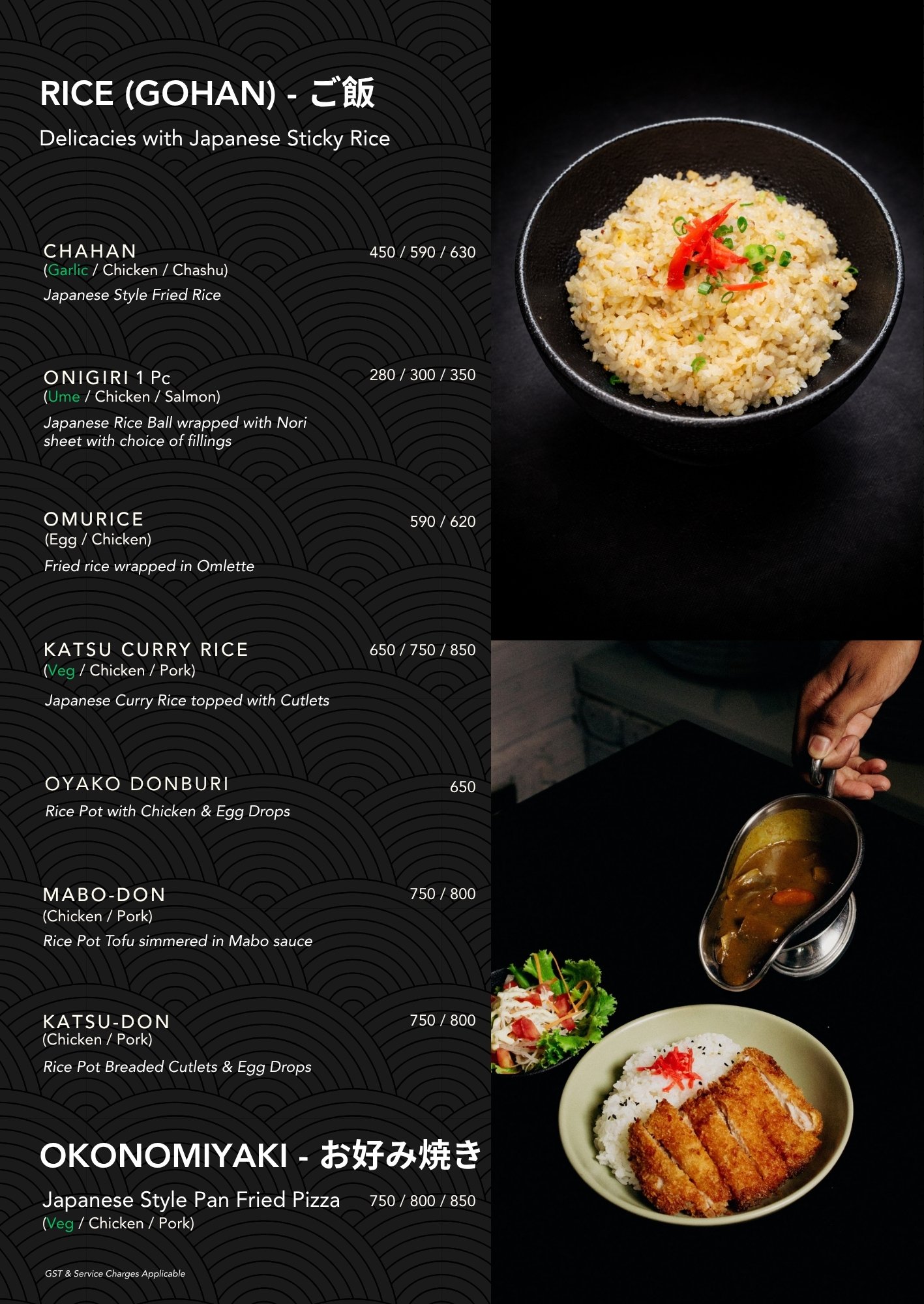 Menu Page 6